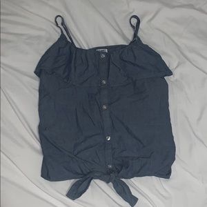 old navy tie/button up shirt